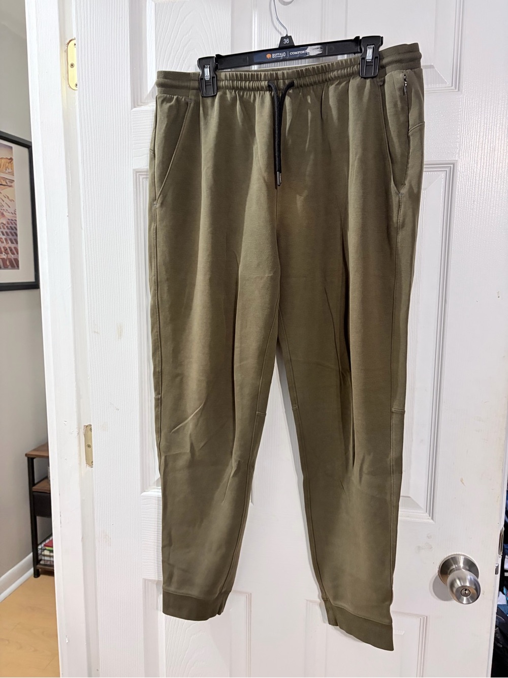 Old Navy Active Men’s Dynamic Fleece Joggers Olive Green L